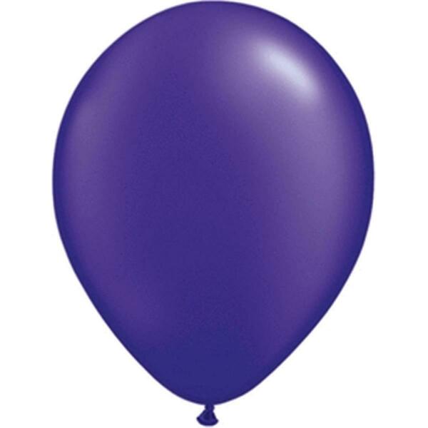 Mayflower Distributing 11 in. Pearl Quartz Purple Latex Balloon 6243